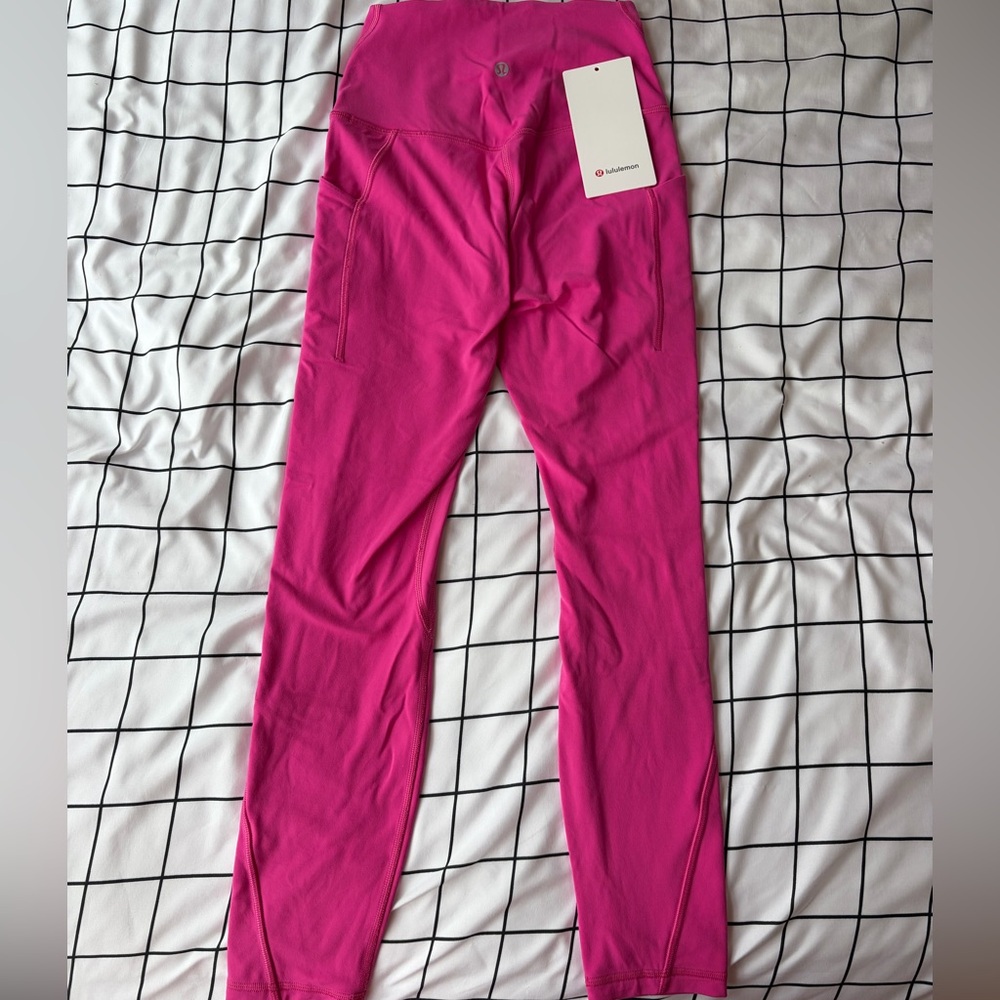 Woman’s Lululemon Sonic Pink Align Leggings Size 4. New With Tags.